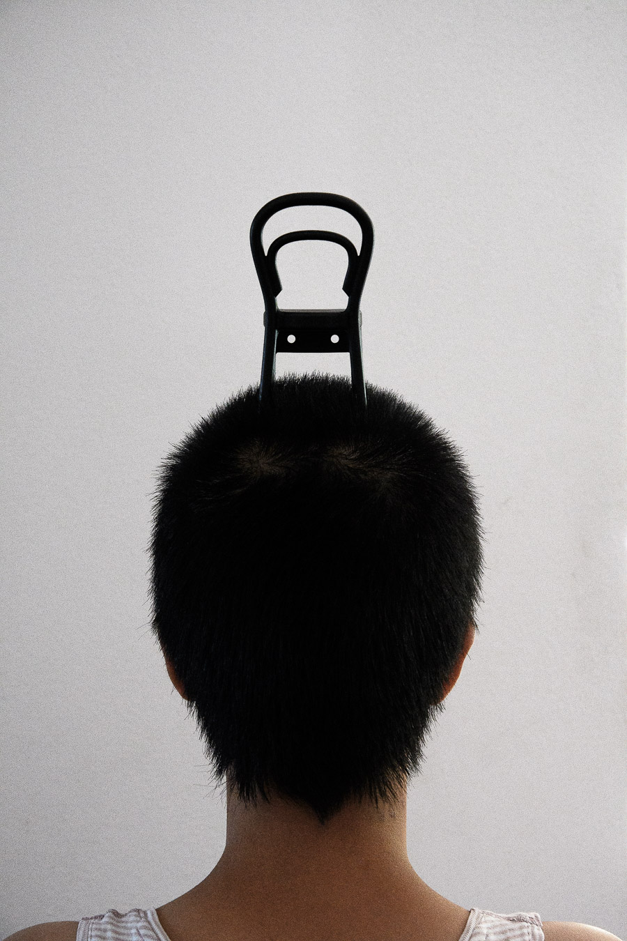 a chair sits on yoko